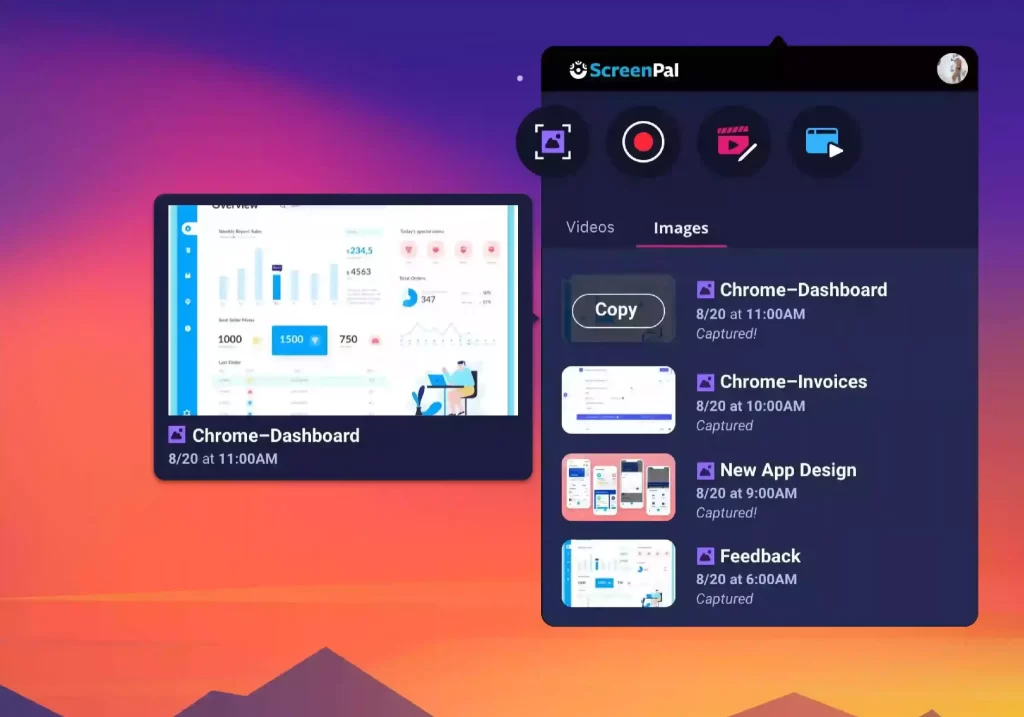 ScreenPal Screenshots Tool