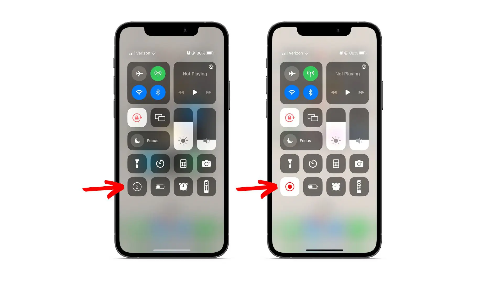 Start iPhone Screen Recording