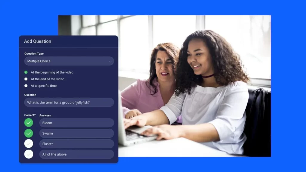 Sync quiz questions to LMS gradebook
