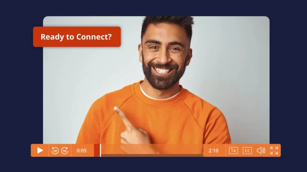Interactive videos with call-to-action buttons