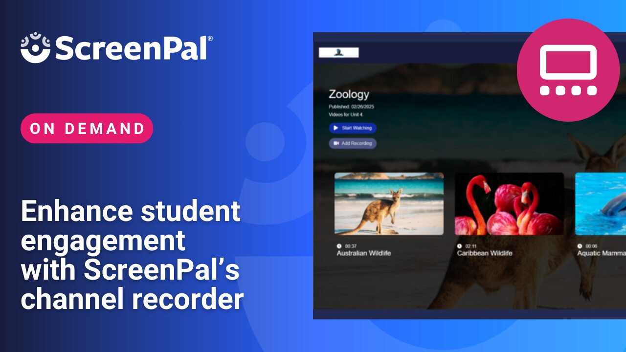 Getting started with ScreenPal webinarLevel 1 certification