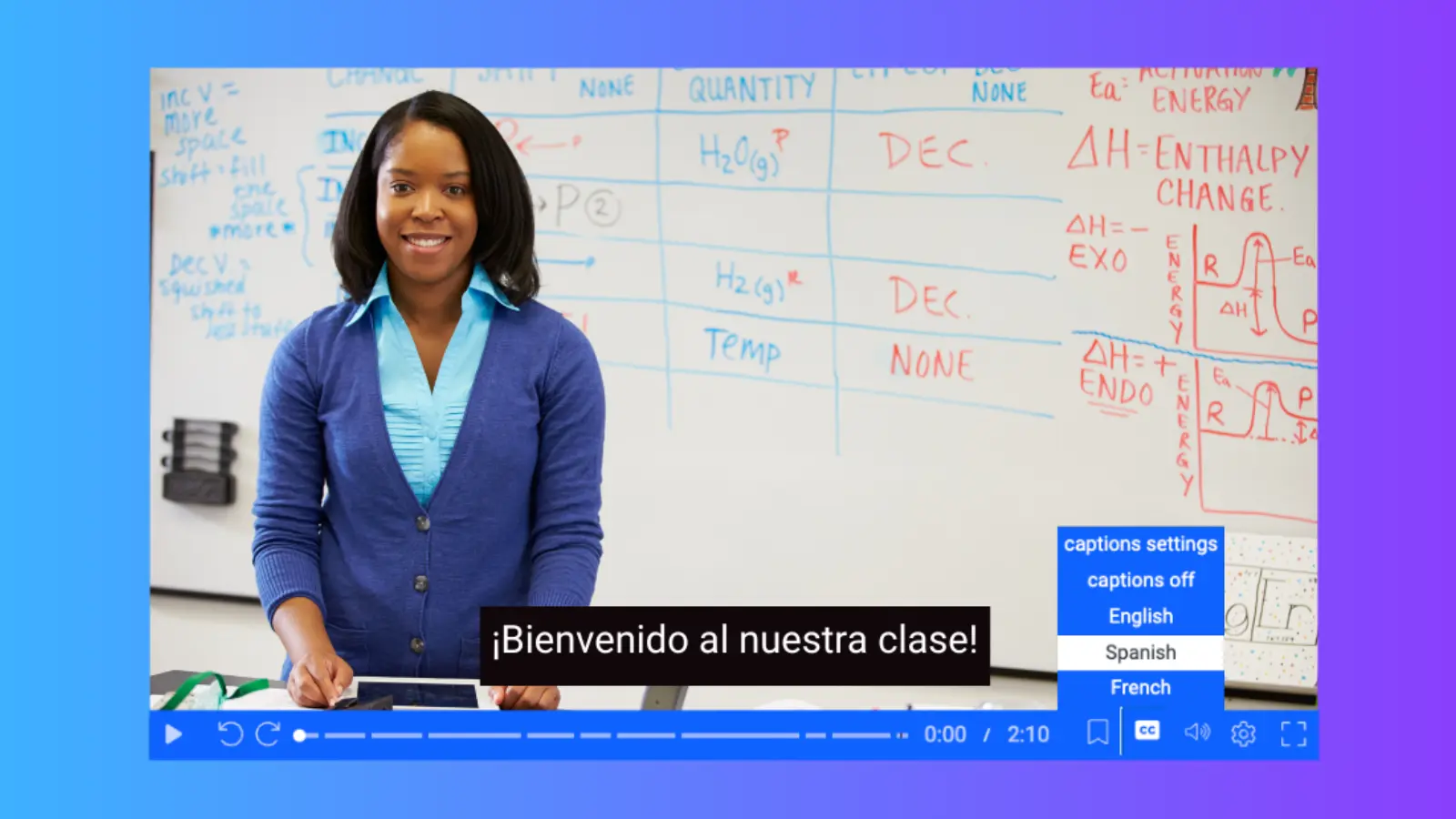 help students internalize classroom routines with video quizzes