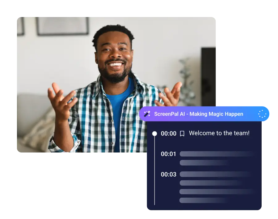 AI-generated video transcripts and captions
