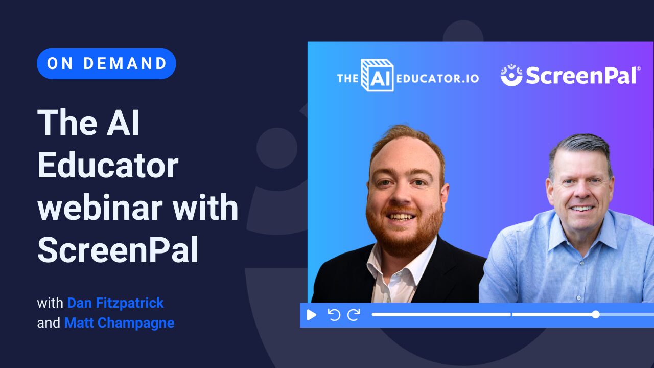 The AI Educator webinar with ScreenPal