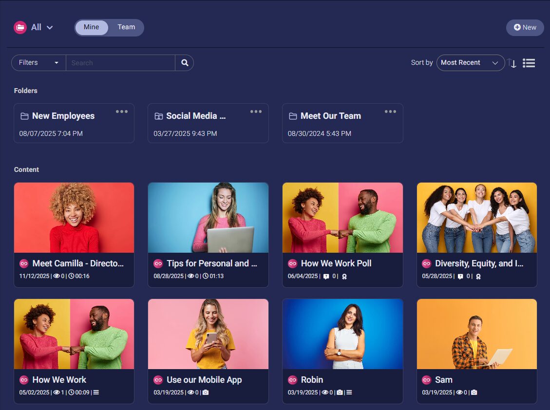 Create promo videos with our mobile app