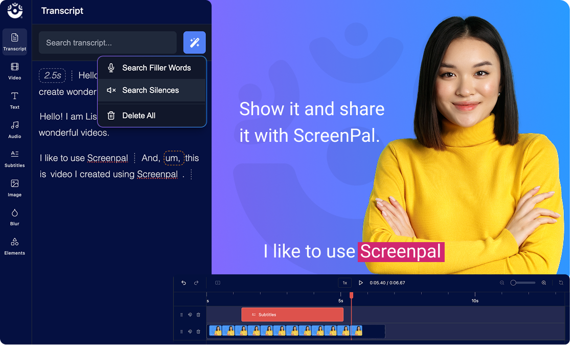 text based video editing