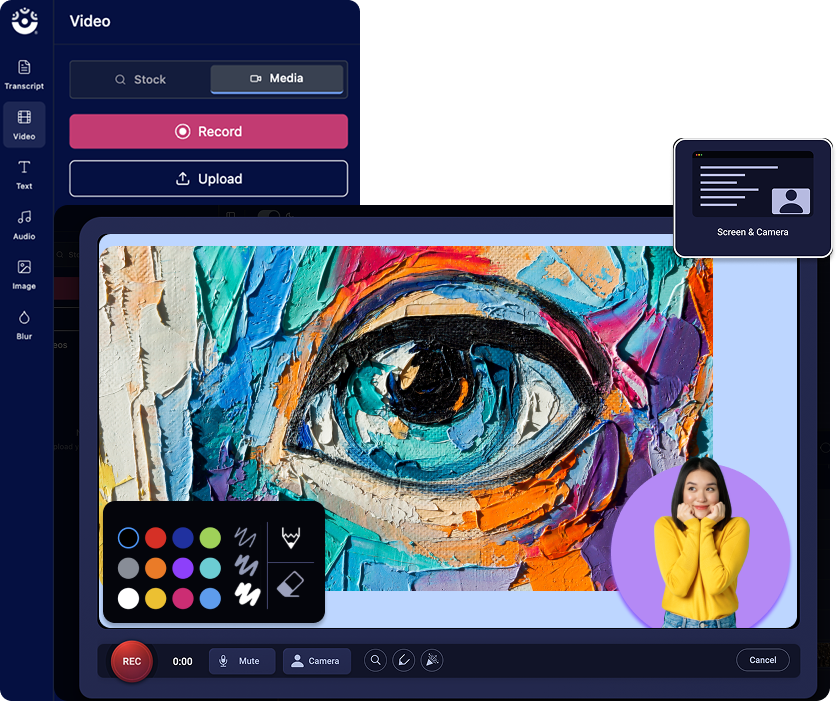 Flexible video creation for Chromebook