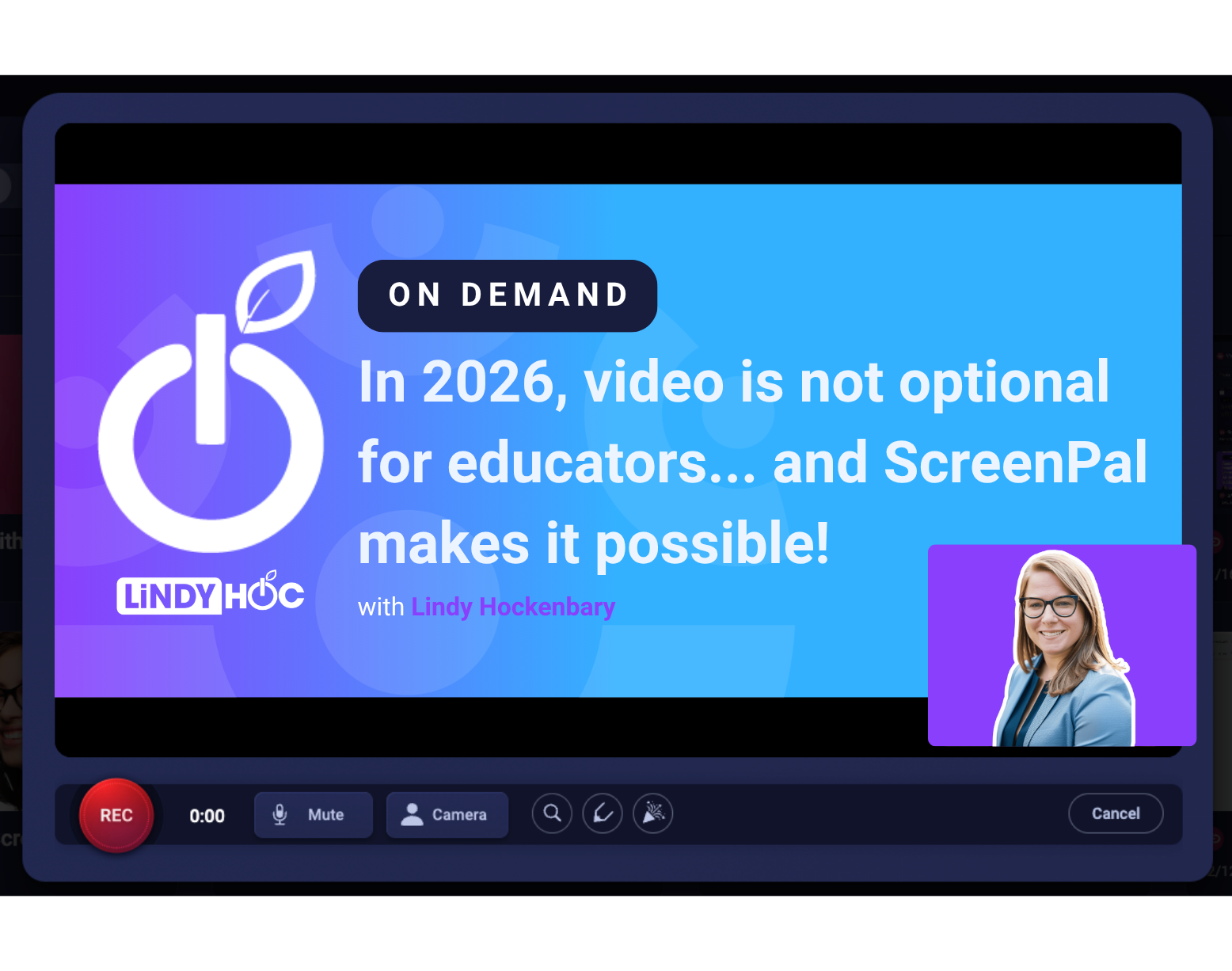 In 2026, video is not optional for educators… and ScreenPal makes it possible!