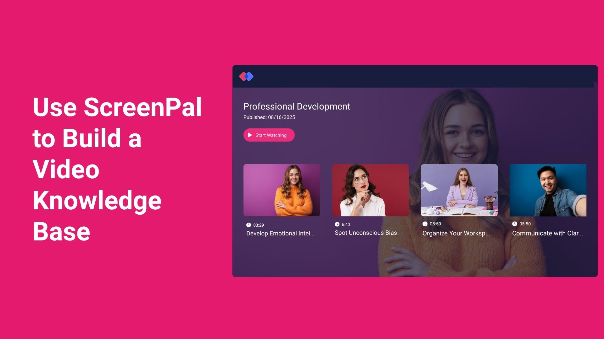 Use ScreenPal to Build a Video Knowledge Base