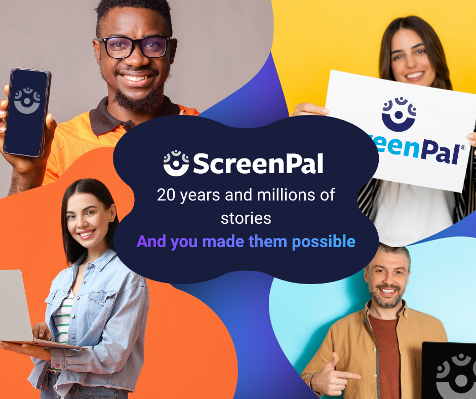 Twenty years of ScreenPal: Thank you for growing with us Twenty years of ScreenPal: Thank you for growing with us